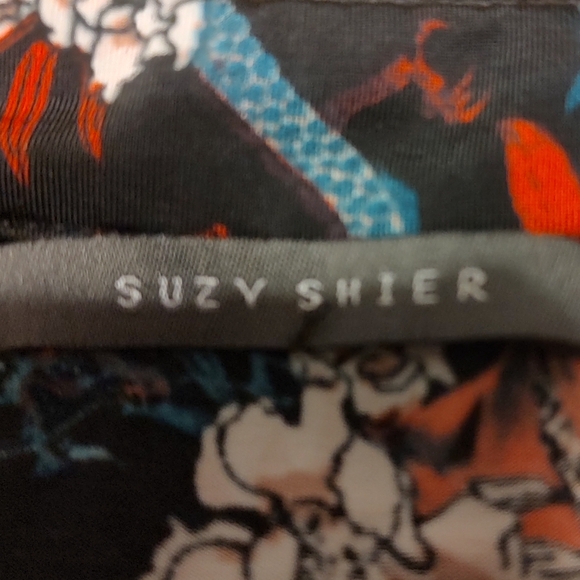 🍒 Exquisite Asian Inspired Floral Keyhole Mandarin Collar Dress Top - LJ - Picture 14 of 15